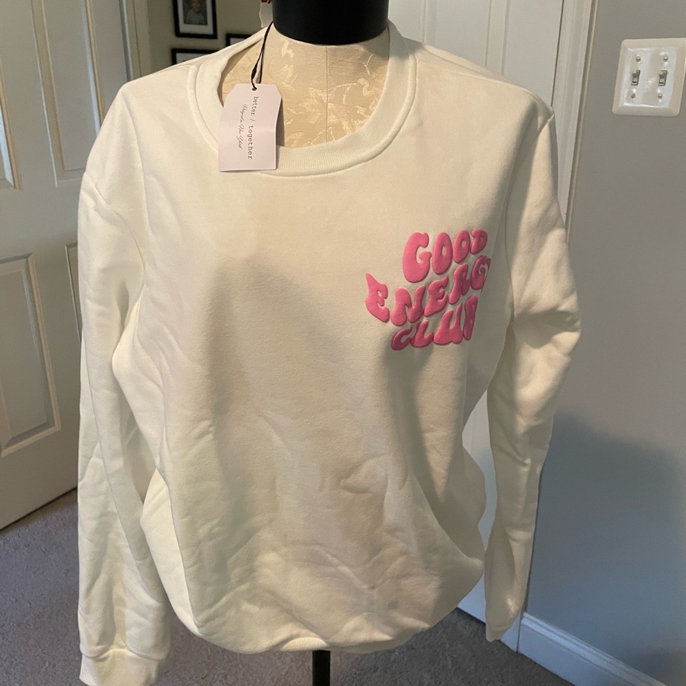 NWT Good Energy Club sweatshirt